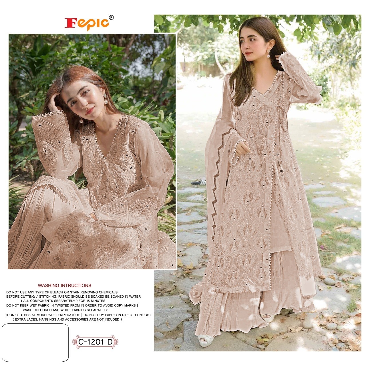FEPIC ROSEMEEN C 1201 D BRANDED PAKISTANI SUITS AVAILABLE