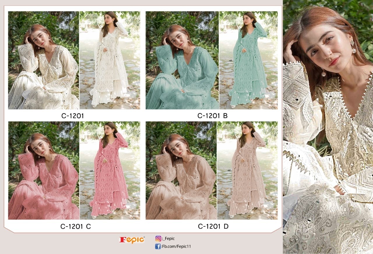 FEPIC ROSEMEEN C 1201 D BRANDED PAKISTANI SUITS AVAILABLE