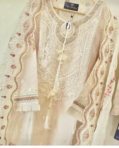 ZIAAZ DESIGNS NOOR ALMOND HIT DESIGNER SALWAR KAMEEZ