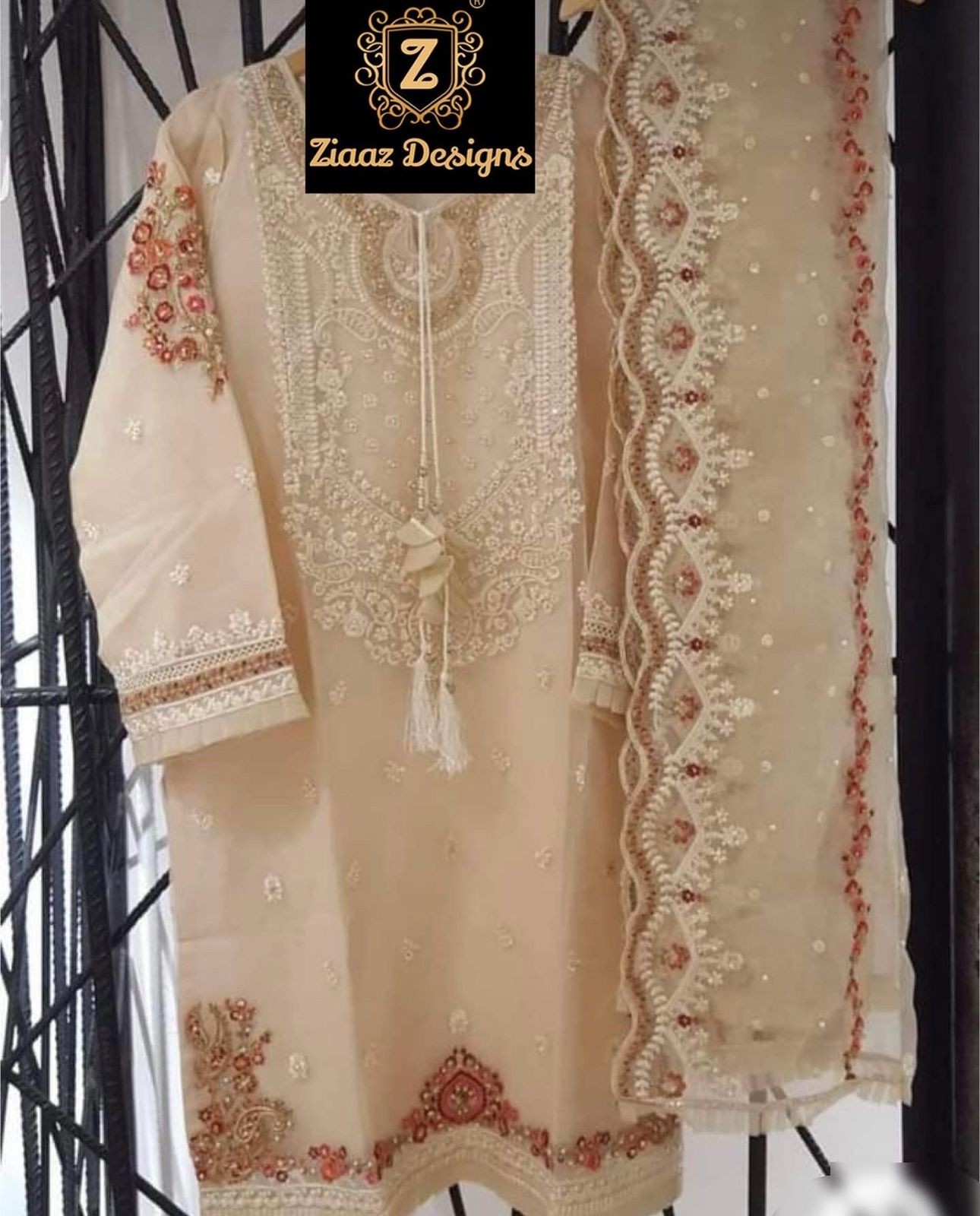 ZIAAZ DESIGNS NOOR ALMOND HIT DESIGNER SALWAR KAMEEZ