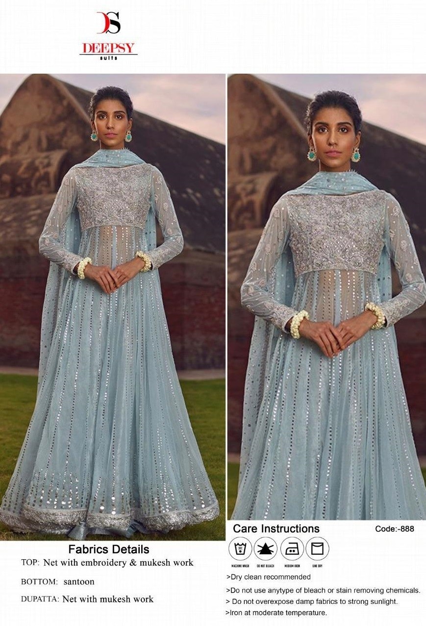 DEEPSY SUITS NO 888 HIT DESIGNER PAKISTANI SUITS