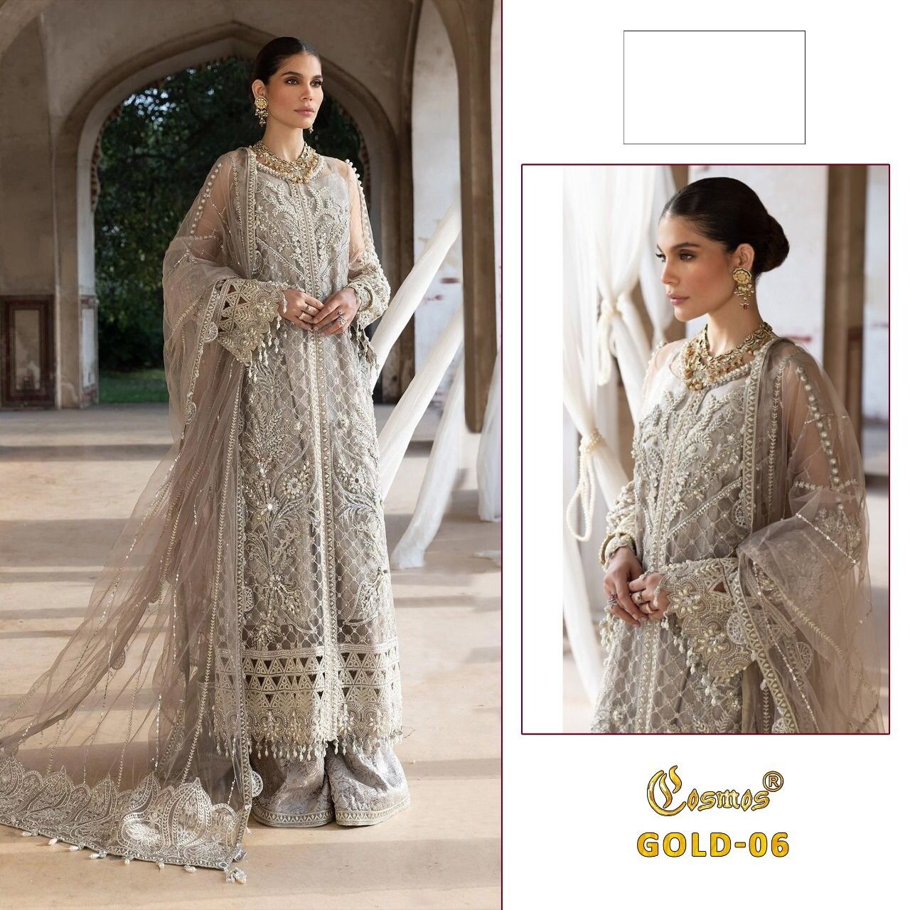 COSMOS GOLD 6 PAKISTANI SUITS MANUFACTURER