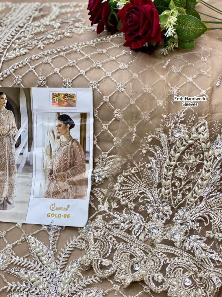 COSMOS GOLD 6 PAKISTANI SUITS MANUFACTURER