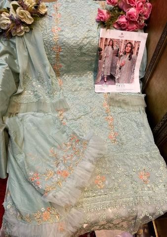DEEPSY SUITS D 143 B GREEN SALWAR KAMEEZ COLLECTION