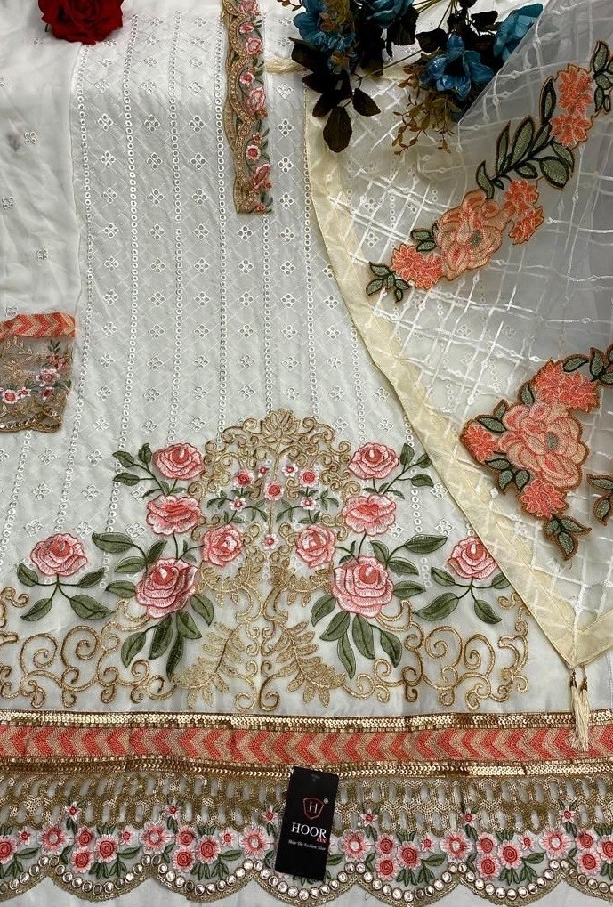 HOOR TEX 23022 D PAKISTANI SUITS BEST PRICE AVAILABLE INDIA