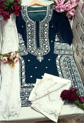 ATTA TRENDZ 2703 GREEN LATEST PAKISTANI KURTIS BY ONLINE