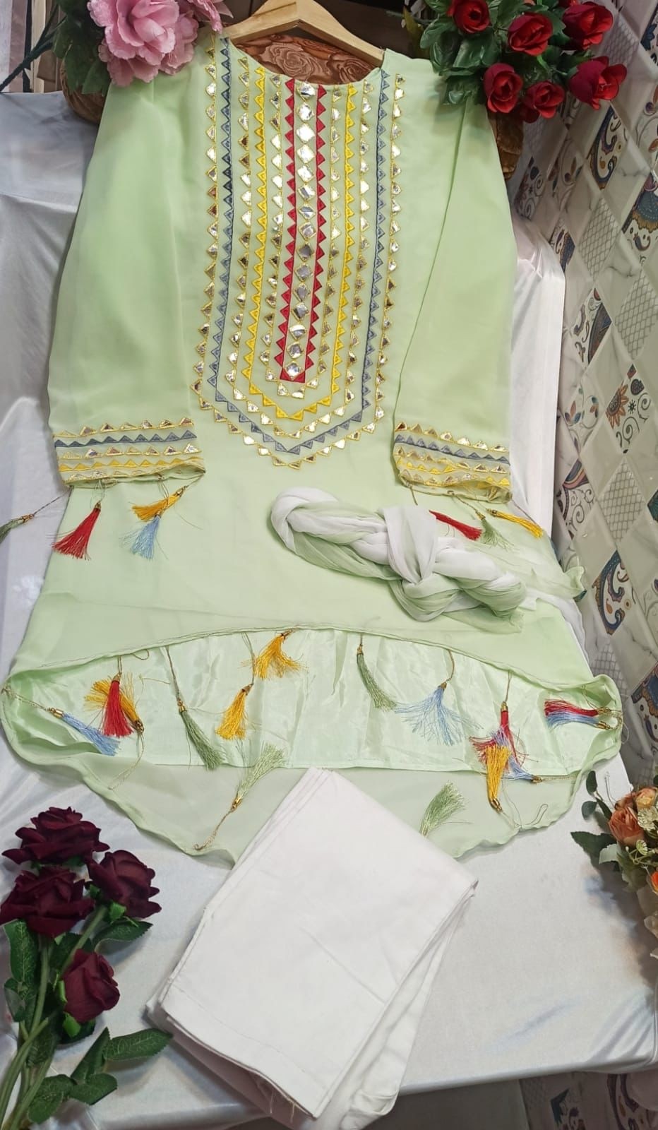 ZELLBURY FESTIVE COLLECTION Z 105 A TO Z 105 E PAKISTANI KURTIS SINGLE