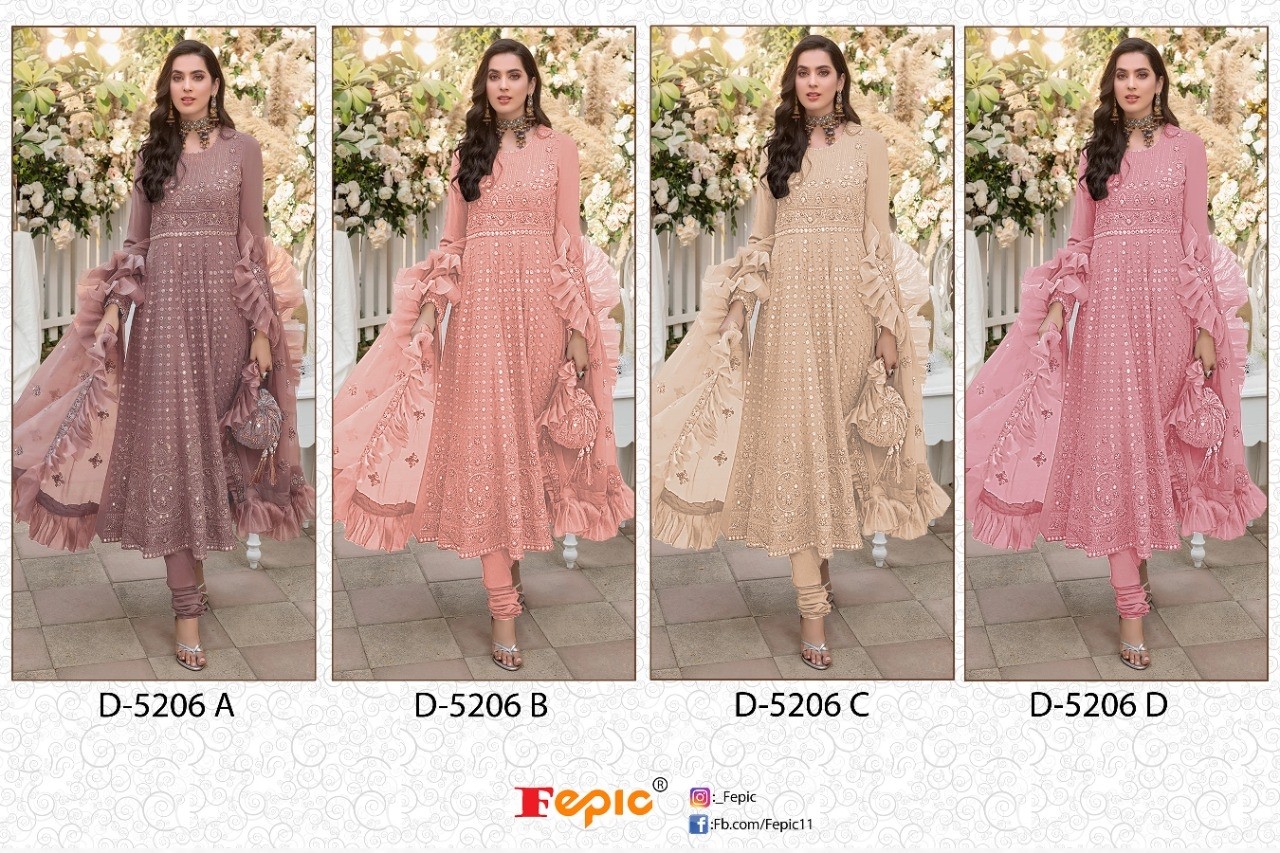 FEPIC ROSEMEEN D 5206 C PAKISTANI SUITS DEALER ONLINE SHOPPING