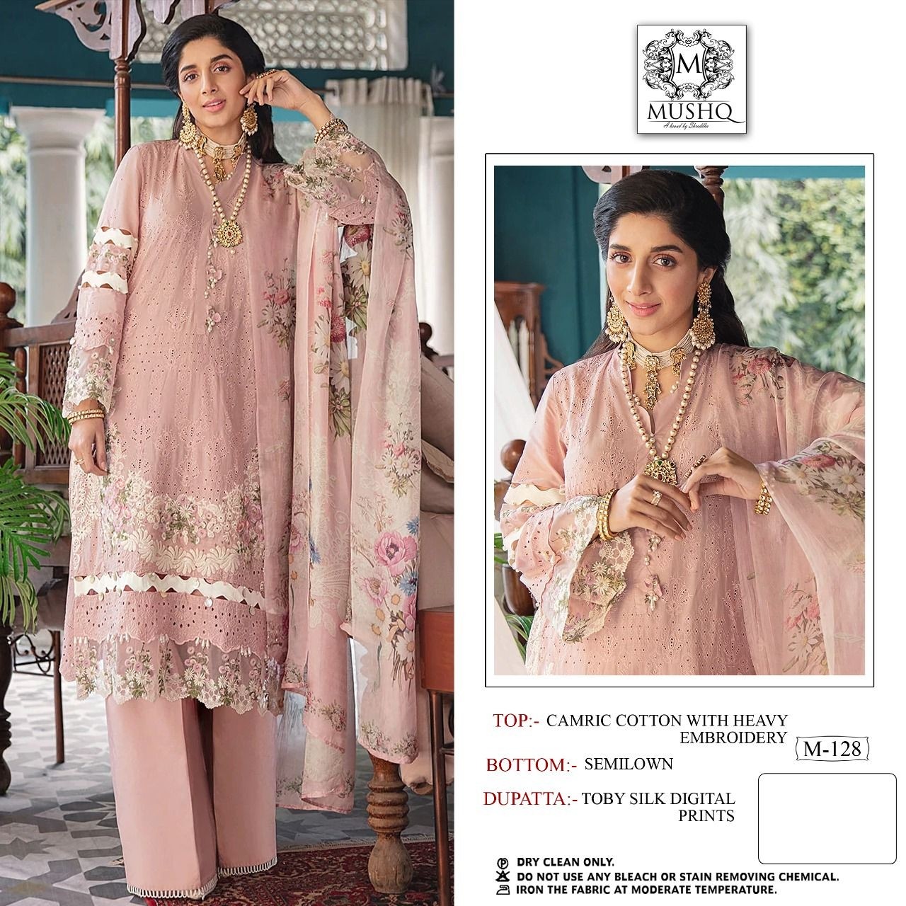 MUSHQ BY SHRADDHA M 128 PAKISTANI DRESS WHOLESALER SINGLE