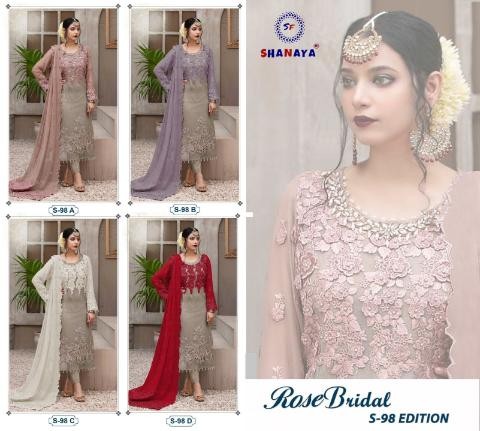 SHANAYA ROSE BRIDAL S 98 B EDITION SALWAR KAMEEZ WHOLESALER