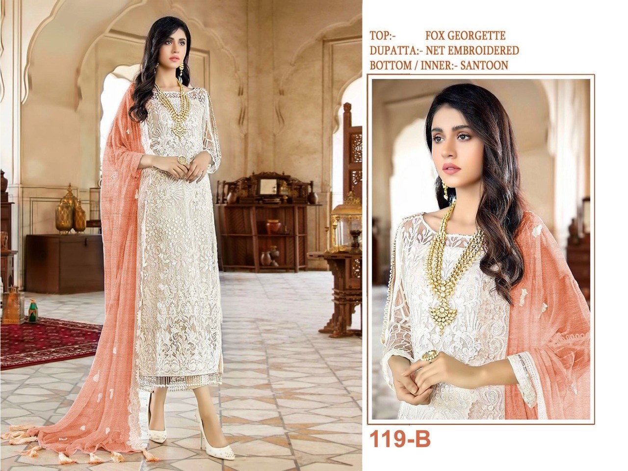 SHREE FABS 119 B PAKISTANI SUITS WHOLESALER ONLINE