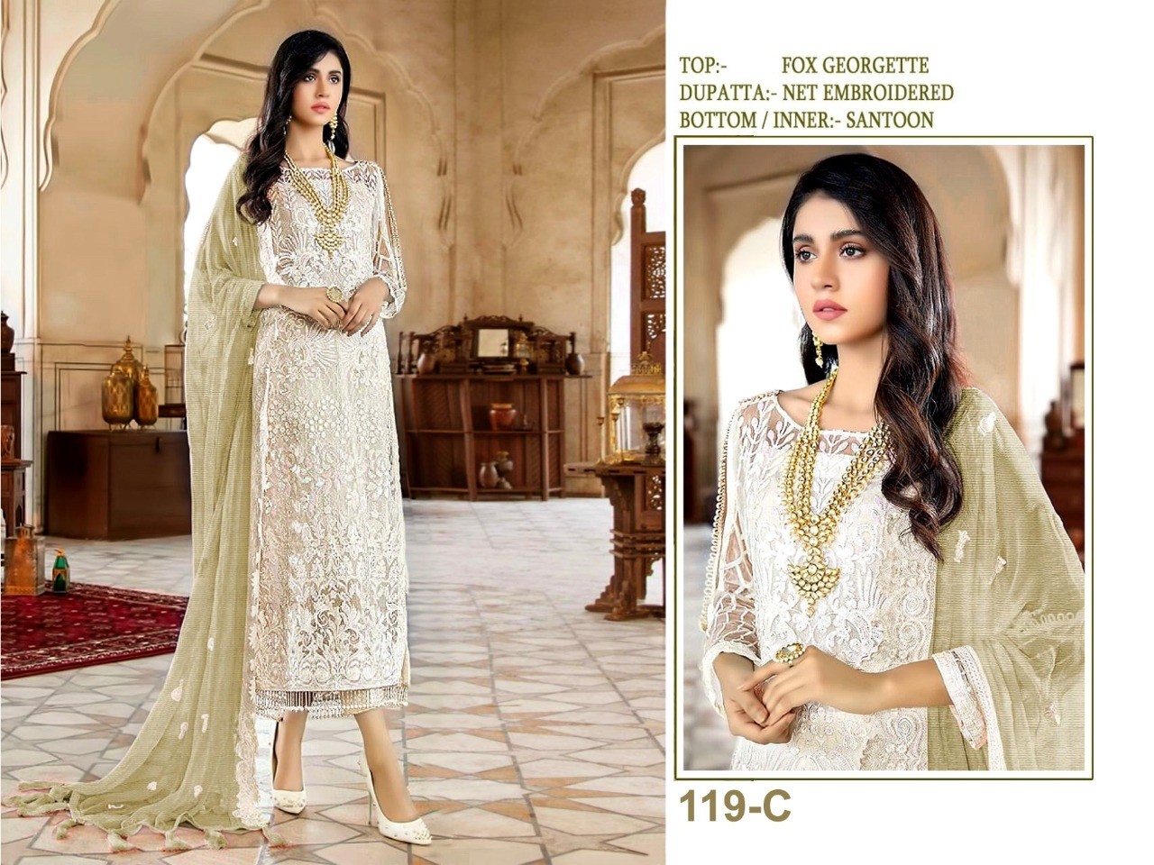 SHREE FABS 119 C PAKISTANI SUITS WHOLESALER ONLINE SHOPPING