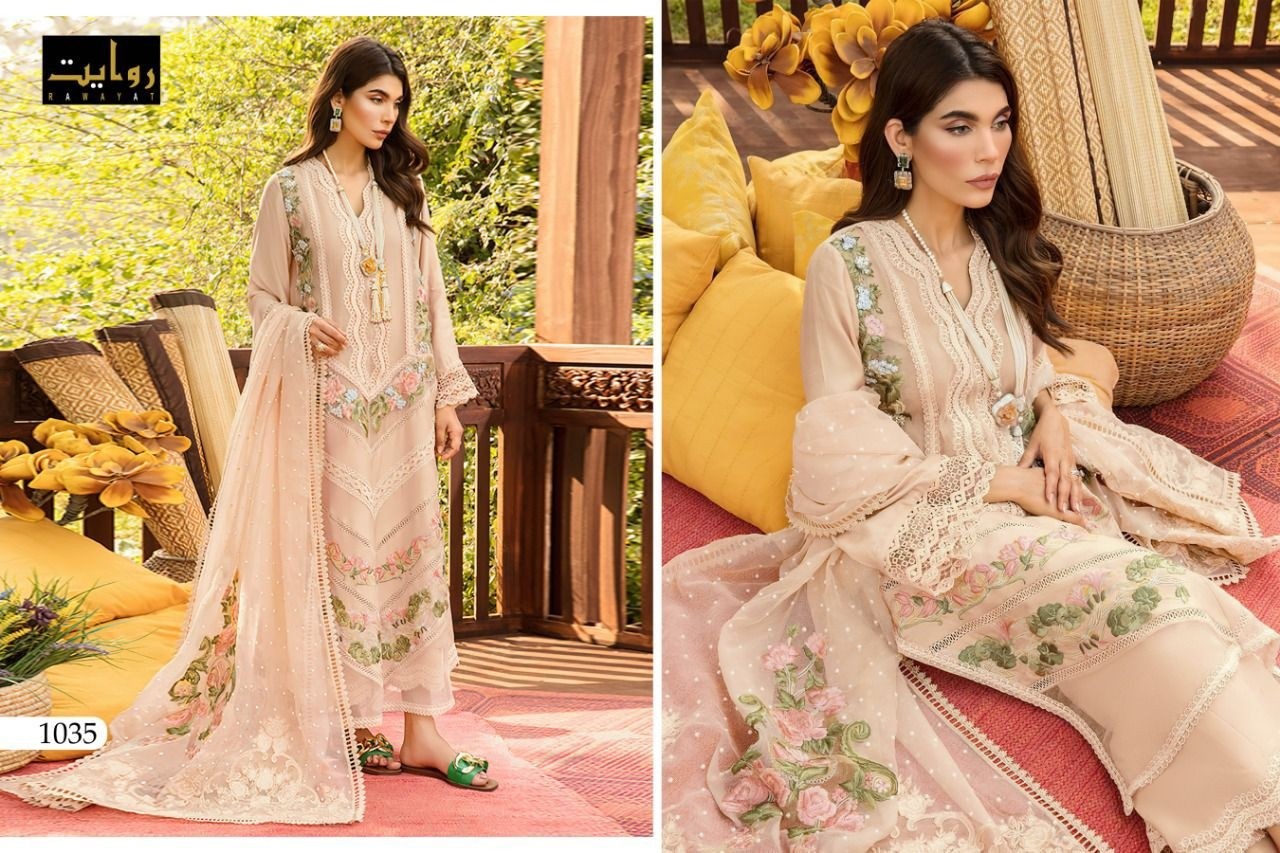 RAWAYAT SANA SAFINAZ VOL 6 1035 PINK SALWAR KAMEEZ DESIGNER SUITS