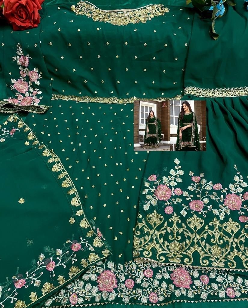 MISHAAL FAB 8022 A HIT DESIGN KAMEEZ PLAZO 