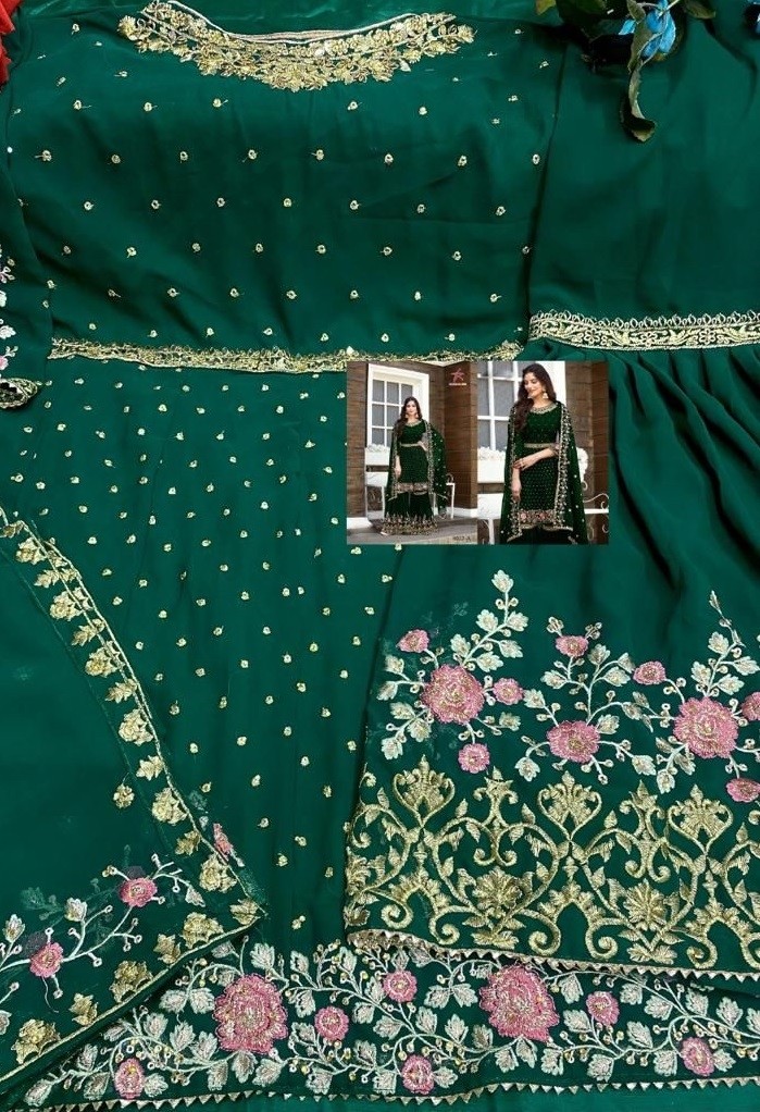 MISHAAL FAB 8022 A HIT DESIGN KAMEEZ PLAZO 