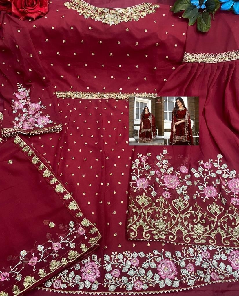 MISHAAL FAB 8022 B HIT DESIGN PAKISTANI KAMEEZ PLAZO