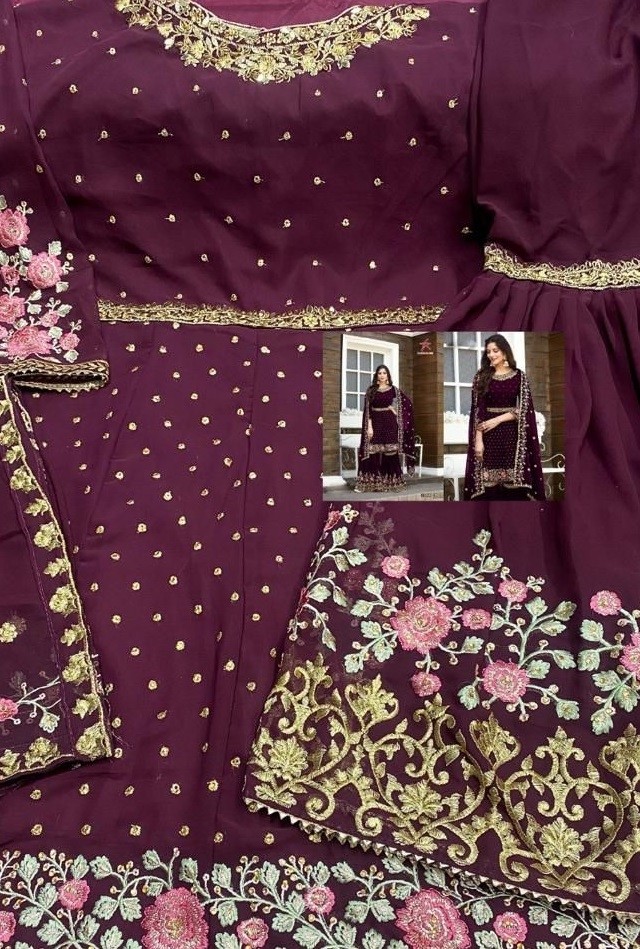 MISHAAL FAB 8022 C HIT DESIGN PAKISTANI KAMEEZ PLAZO SINGLE