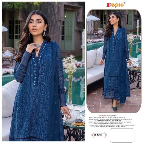 FEPIC ROSEMEEN C 1218 PAKISTANI SALWAR SUITS WHOLESALER