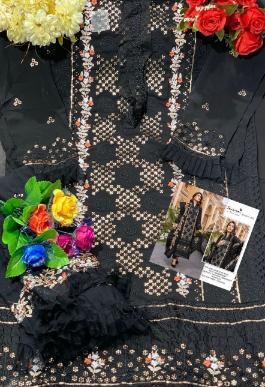 SERINE S 58 D SERIES BLACK PAKISTANI SUITS WHOLESALE BY SINGLE