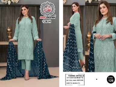 AFFAN CREATION 126 H PAKISTANI DRESS ONILINE SHOP BY SURAT