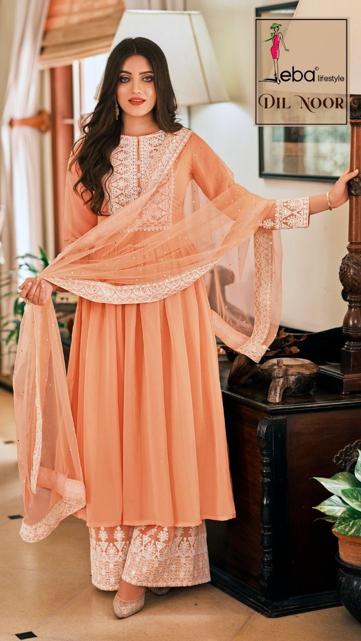 EBA LIFESTYLE DIL NOOR 1341 E PAKISTANI SUITS DEALER SINGLE