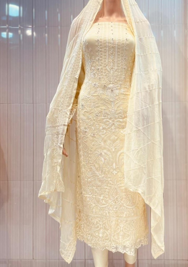 RUNGREZ 1015 C YELLOW PAKISTANI SALWAR KAMMEZ