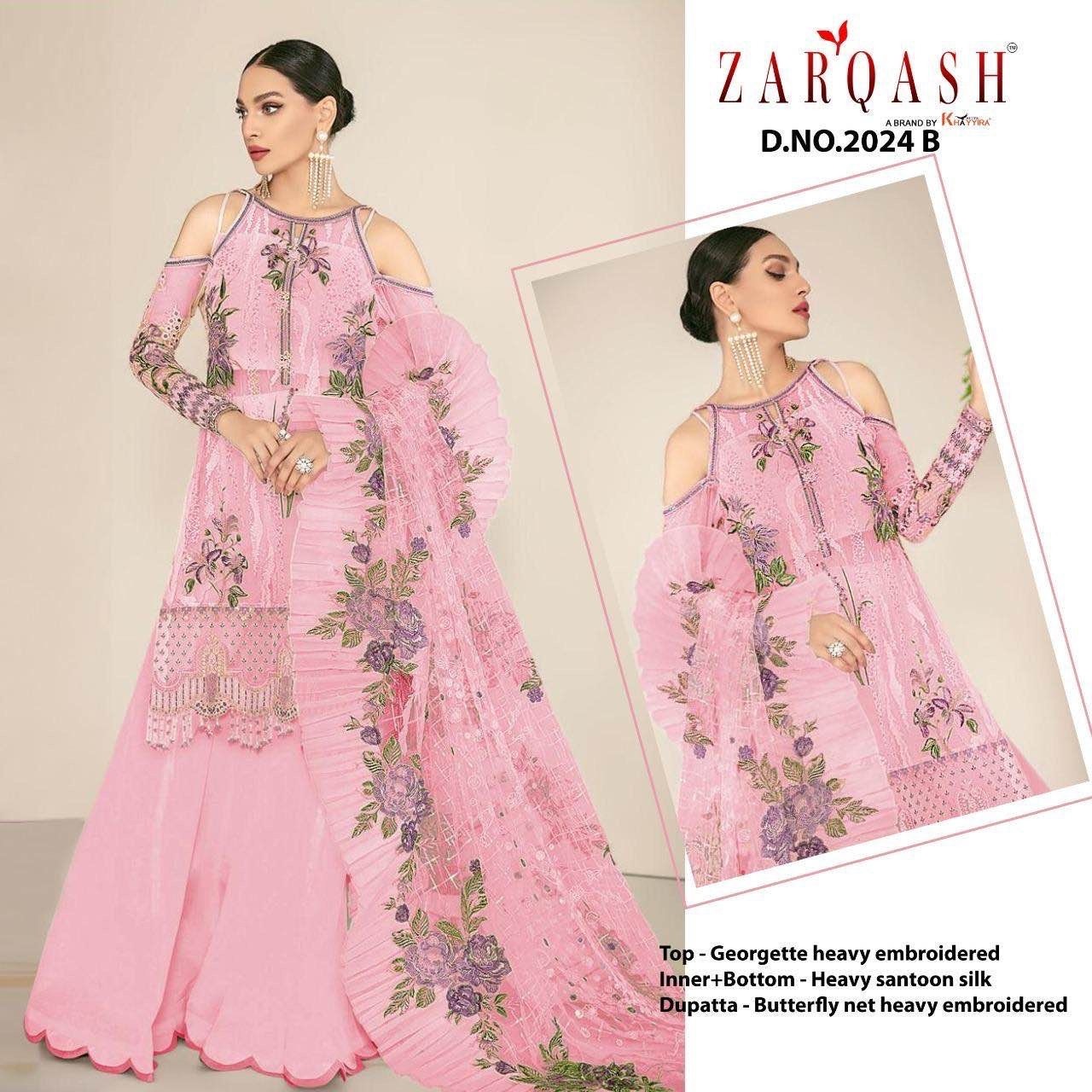 ZARAQASH JIHAN Z 2024A TO Z2024E SALWAR KAMEEZ WHOLESALER SINGLE
