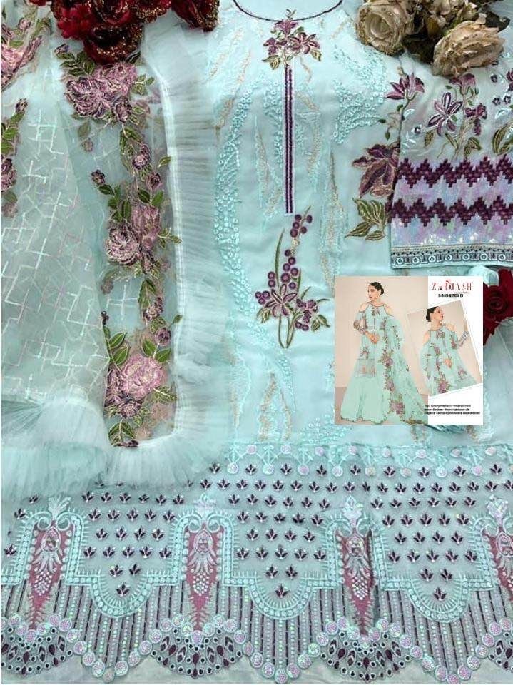 ZARAQASH JIHAN Z 2024A TO Z2024E SALWAR KAMEEZ WHOLESALER SINGLE