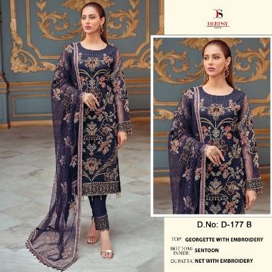 DEEPSY SUITS 177A TO 177C PAKISTANI SALWAR KAMEEZ MANUFACTURER