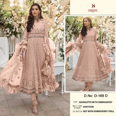 DEEPSY SUITS D 169D PAKISTANI SUITS SINGLE DEALER ONLINE SURAT