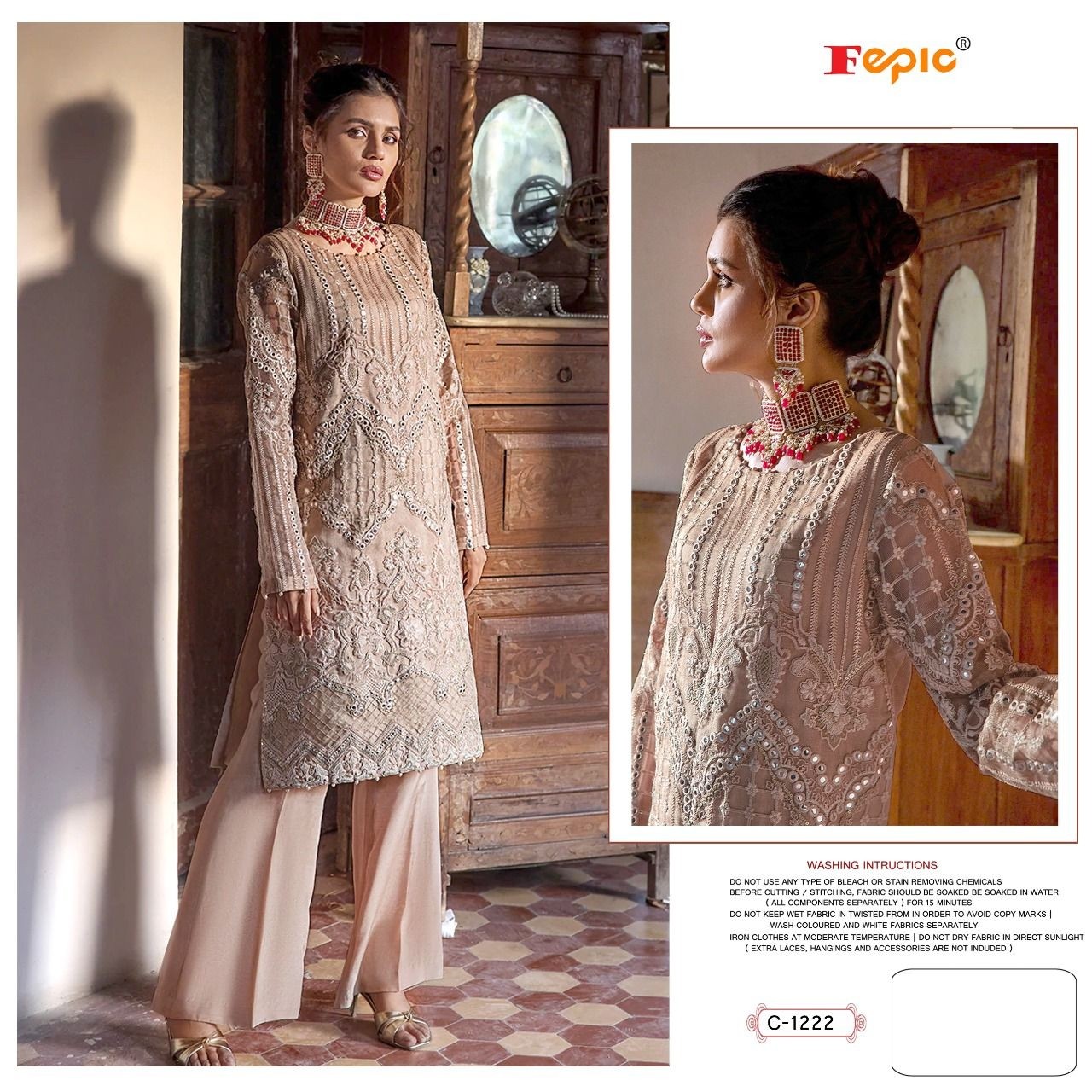 FEPIC ROSEMEEN C 1222 PAKISTANI SUITS MANUFACTURER IN SURAT