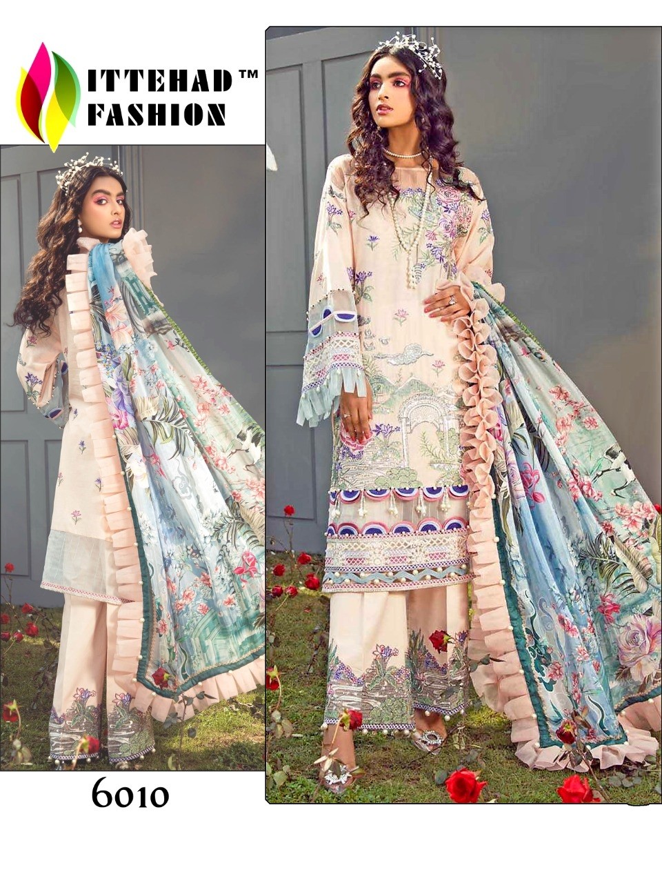 ITTEHAD FASHION 6009 TO 6010 ITTEHAD LAWN PAKISTANI DRESS WHOLESALER