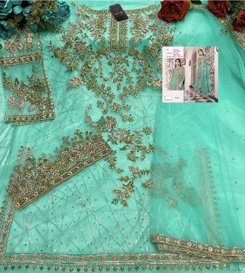 HOOR TEX H 06G TO H 06L PAKISTANI SUITS BY SINGLE