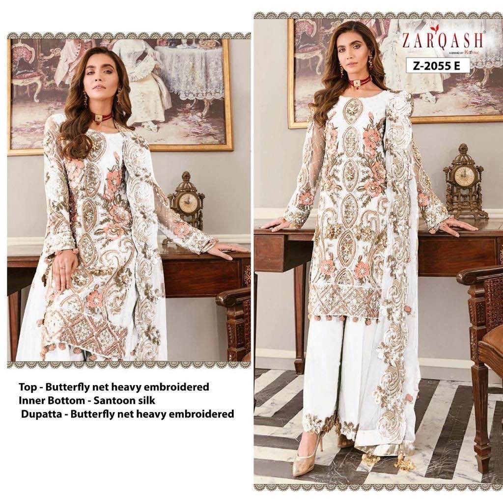 ZARAQASH ANGELICA Z 2055 D YELLOW PAKISTANI SALWAR KAMEEZ