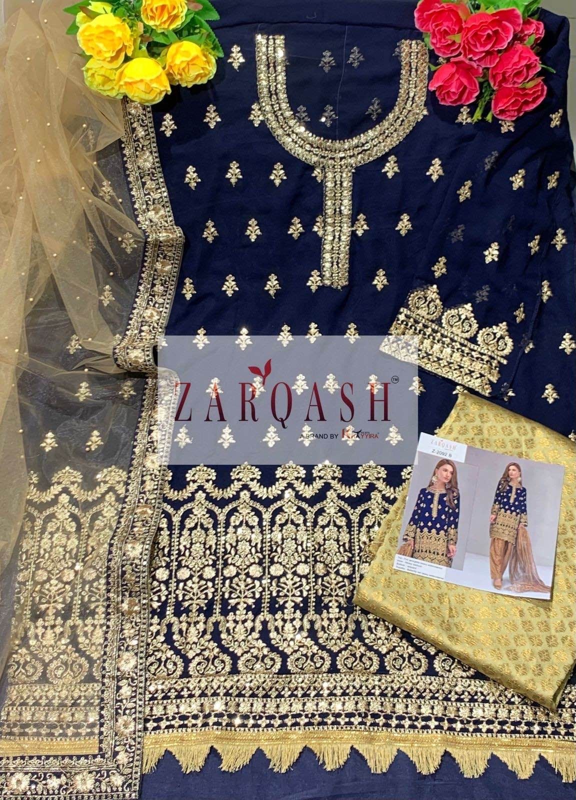 ZARAQASH MARIYA B ROYAL SOIREE Z 2092 B LATEST PAKISTANI SALWAR KAMEEZ SINGLE