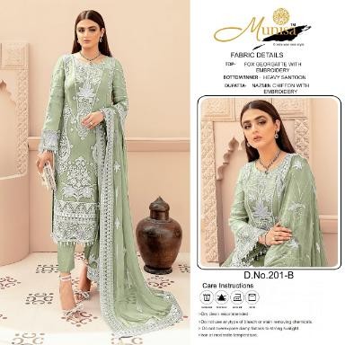 MUNISA 201 A TO 201 C PAKISTANI SALWAR KAMEEZ DEALER