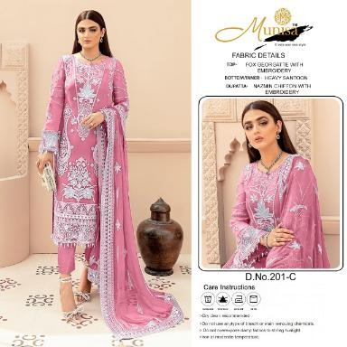 MUNISA 201 A TO 201 C PAKISTANI SALWAR KAMEEZ DEALER