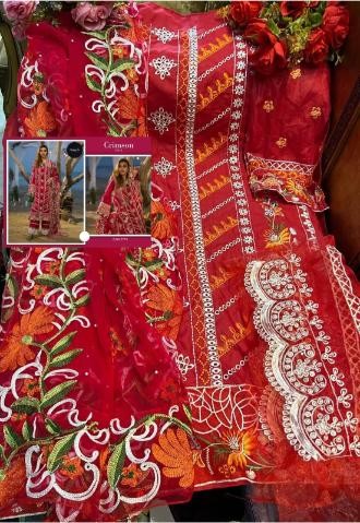 MEHBOOB TEX 7773 CRIMSON VOL 5 LATEST PAKISTANI DRESS DEALER