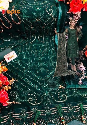 FEPIC ROSEMEEN D 5205 GREEN WHOLESALE SALWAR KAMEEZ