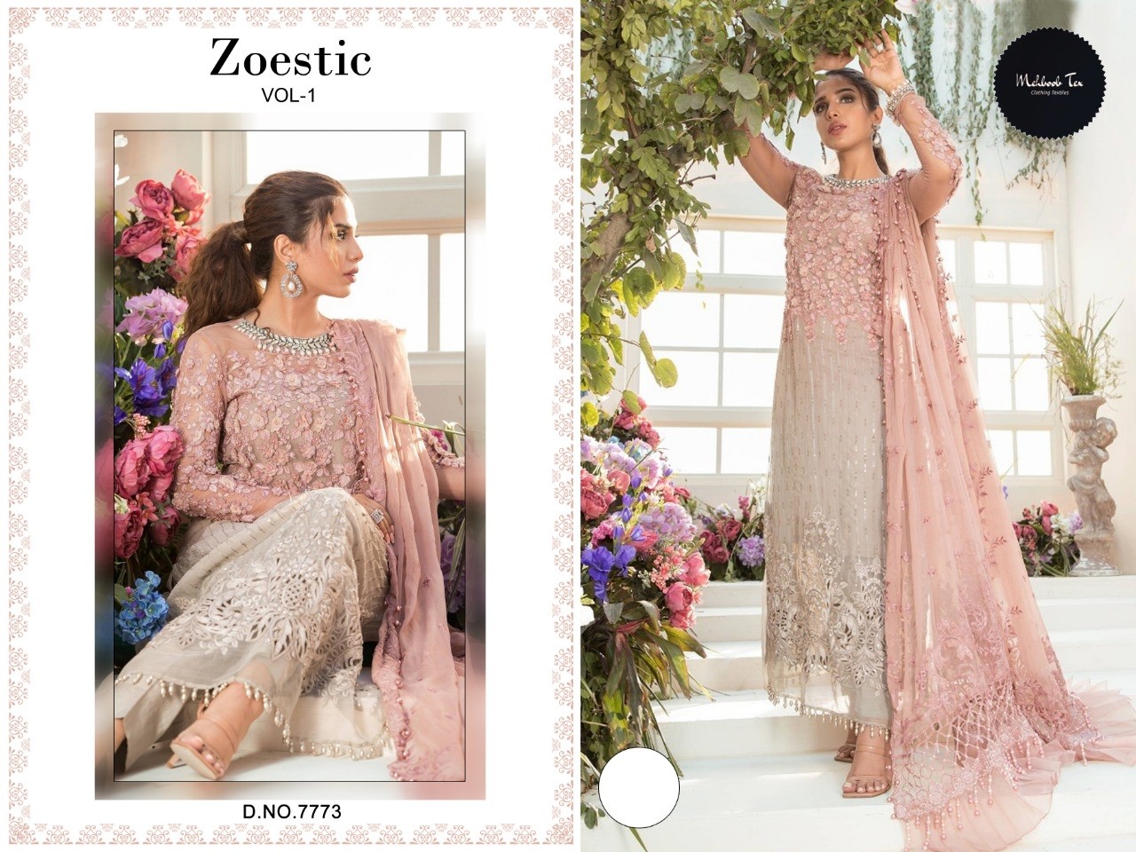 MEHBOOB TEX 7773 ZOESTIC VOL 1 PAKISTANI DRESS SUPPLIER
