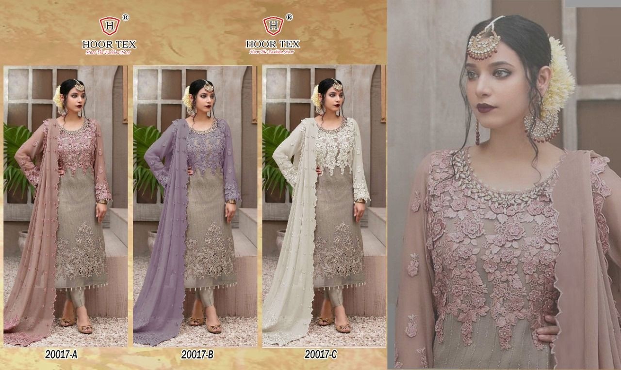 HOOR TEX 20017 C PAKISTANI DRESS WHOLESALER DEALER 