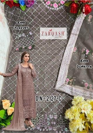 ZARQASH MARIA Z 2127 C PAKISTANI SALWAR KAMEEZ ONLINE IN SURAT