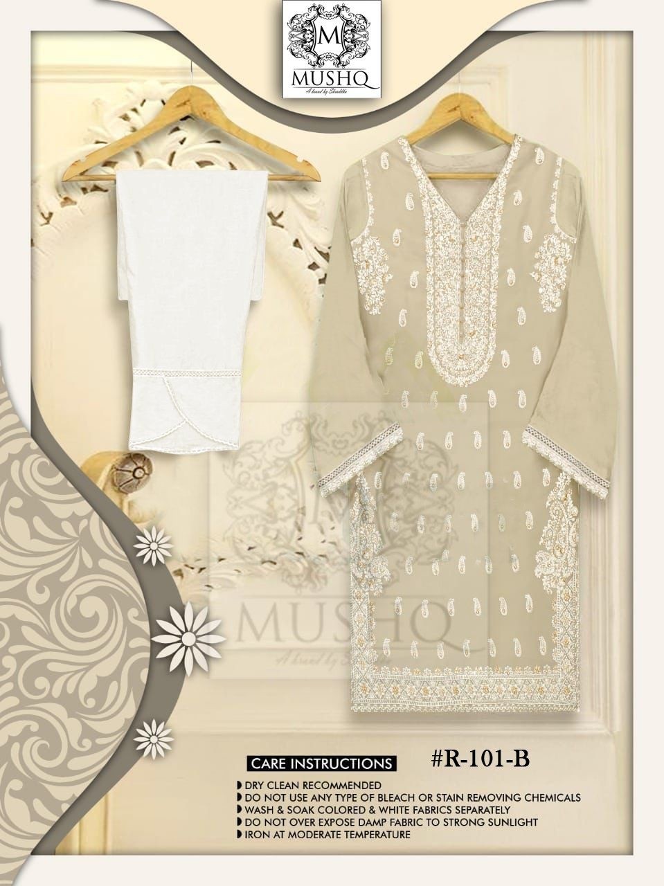 MUSHQ BY SHRADDHA M 101A TO 101D READYMADE COLLECTION SINGLE BY SURAT
