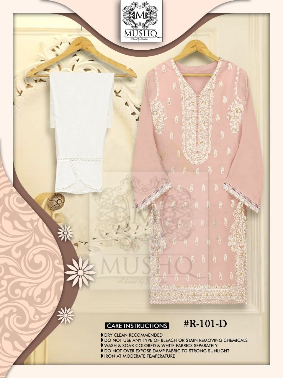 MUSHQ BY SHRADDHA M 101A TO 101D READYMADE COLLECTION SINGLE BY SURAT
