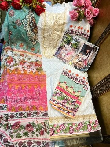 ZIAAZ DESIGNS 7773 A TO 7773 D M PRINT EID COLLECTION VOL 1 LATEST CATALOUGE PAKISTANI SUITS