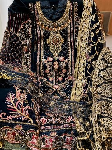 FEPIC ROSEMEEN C 1230 BLACK DRESS PAKISTANI SUITS SURAT