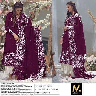 MARIYAH DESIGNER M 18 PAKISTANI SUITS DEALER