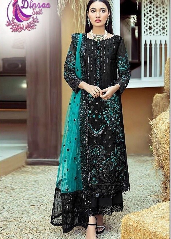 DINSAA SUIT DS 102 WHOLESALE PAKISTANI DRESS 