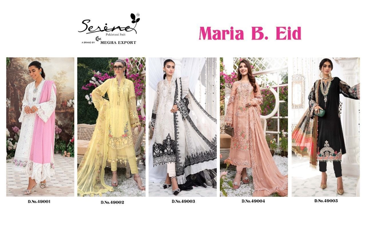 SERINE MARIA B EID 49004 PAKISTANI SUITS WHOLESALE SUPPLIER