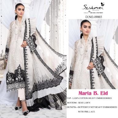SERINE MARIA B EID 49003 PAKISTANI SUITS SINGLE SUPPLIER